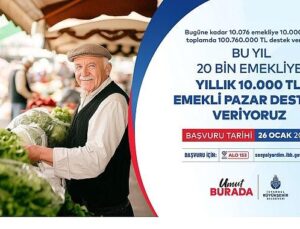 İBB Emekli Pazar Dayanağı Müracaatları Başladı