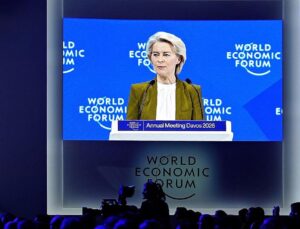 In Davos, von der Leyen pitches ‘European independence’ versus Trump’s worldview