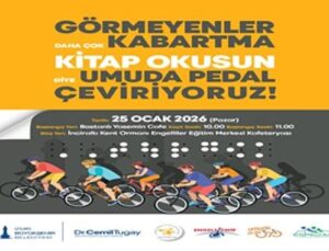 İzmir’de görme engelliler için farkındalık sürüşü