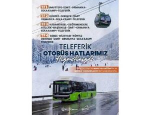 Kartepe Teleferik’e kesintisiz ulaşım