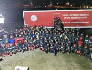 Kocaeli İtfaiyesi, 2025’te 13.562 olaya müdahale etti