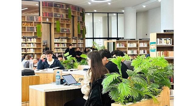 Kütüphaneler yarıyıl tatilinde cıvıl cıvıl