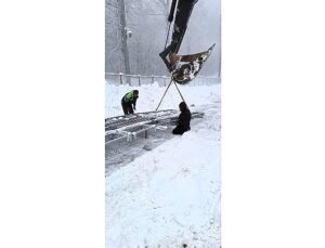 Kuzuyayla’da yürüyen bant, kar keyfine konfor katacak