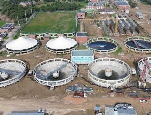 Lara Atıksu Arıtma Tesisi’nde çalışmalar süratle devam ediyor