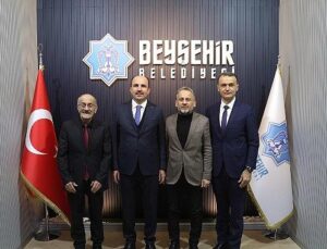 Lider Altay Beyşehir ve Derebucak Belediyelerini Ziyaret Etti