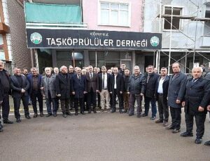 Lider Büyükakın, Körfez Taşköprülüler’e konuk oldu