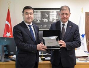 Lider Tugay Kırgız Başkonsolos Toktobekoviç’i ağırladı