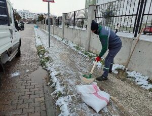 Lüleburgaz Belediyesi’nden kar mesaisif