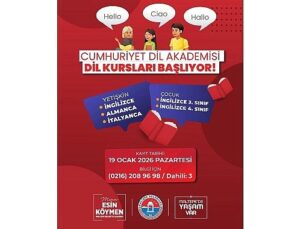 Maltepe Belediyesi’nin yabancı lisan kurslarında yeni devir kayıtları başlıyor
