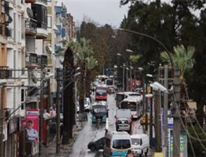 Özmen Caddesi’nde yeni altyapı yağmur imtihanını geçti