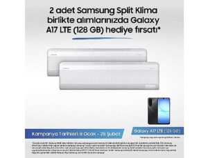 Samsung Split Klimalarda Galaxy A17 telefon fırsatı kampanyası!