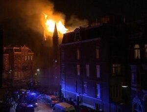Two dead and church gutted by fire in ‘unprecedented’ New Year’s violence in the Netherlands