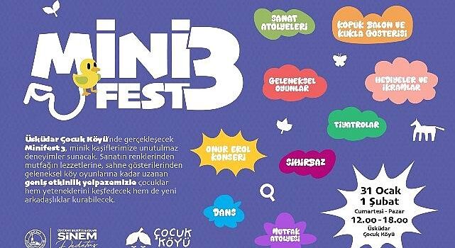 Üsküdar Çocuk Köyü’nde “MiniFest 3” Aktifliği Düzenlenecek