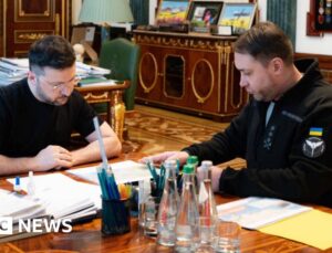 Zelensky names spy chief to head presidential office