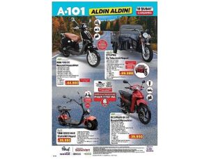 18 Şubat’ta A101’de Mobilite Eserleri Öne Çıkıyor