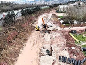 Alikahya TEM İrtibat Yolu’nda çalışmalar tam gaz