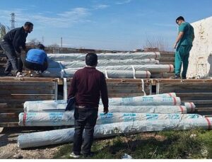 Büyükşehir Belediyesi’nden üreticiye sera naylonu dayanağı