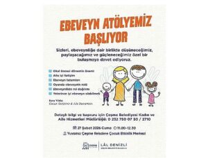 Çeşme Belediyesi’nden ebeveynlere destekleyici atölye