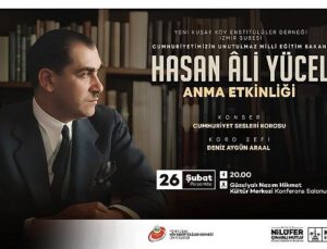 Eğitim neferi Hasan Ali Yücel Konak’ta anılacak