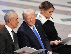 ‘I didn’t make a mistake’: Trump refuses to apologise for since-deleted racist post about Obamas