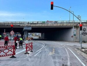 Kaşkaldere ilişki yolu trafiğe açıldı