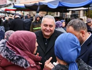 Lider Özarslan’dan Ayvalı Semt Pazarı’na Ziyaret