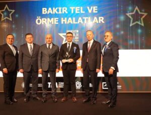 Mega Metal’e İhracatın Metalik Yıldızları’nda “Bakır Tel ve Örme Halatlar” Kategorisinde İkincilik Ödülü