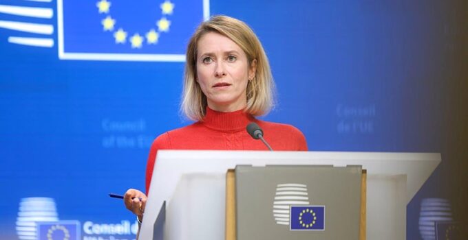 Putin should make concessions before direct talks with Europe, says Kallas