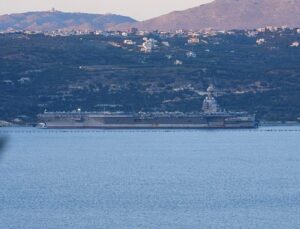 World’s largest aircraft carrier USS Gerald R Ford reaches Crete