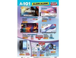 19 Mart’ta A101’de Mobilite ve Teknoloji Eserleri Satışa Sunuluyor