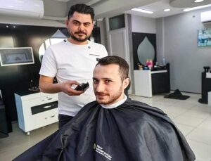 Buca Belediyesi berberleri unutmadı