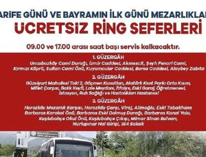 Büyükşehir’den Bayram’da Mezarlıklara Fiyatsız Ulaşım Hizmeti