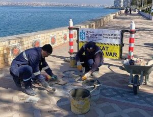 Değirmendere kıyısında hummalı çalışma