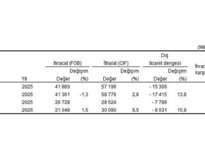 Dış Ticaret İstatistikleri, Şubat 2026