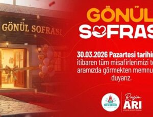 Gönül Sofrası Restoran 30 Mart’da Hizmet Vermeye Başlayacak