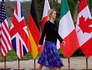 Iran and Ukraine wars ‘very much interlinked’ by Russia, Kallas warns