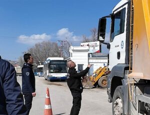 Keçiören’de Dronla Hafriyat Kamyonu Kontrolü
