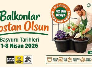 Lider Altay: “Balkonlar Bostan Olsun Projesi ile 42 Bin Bireye Zerzevat Yetiştirme Seti Armağan Edeceğiz”