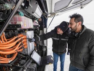 MAN’ın elektrikli otobüsü Lion’s Coach E, Erzurum ve İsveç’te kar ve buza meydan okudu