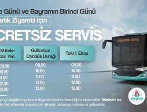 Mezarlık Ziyaretleri İçin Fiyatsız Seferler Düzenlenecek