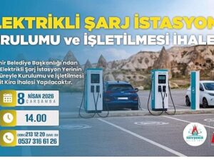 Nevşehir Belediyesi’nden 5 (Beş) Adet Elektrikli Şarj İstasyon Yerinin 10 (On) Yıl Mühletle Konseyimi ve İşletilmesi İşine İlişkin Kira İhalesi