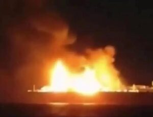 Russian LNG tanker catches fire and sinks off the coast of Libya
