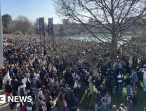 Thousands of Dublin students rally after woman’s explicit images circulated