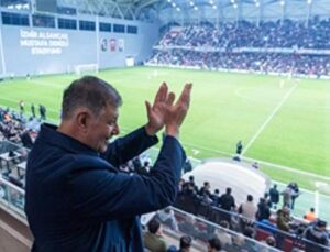 Türk futbolunun efsanesinden Lider Tugay’a Karşıyaka Stadı teşekkürü