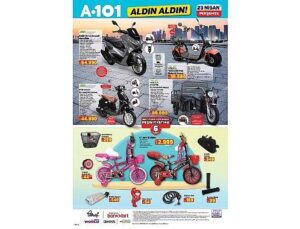 23 Nisan’da A101’de Mobilite ve Teknoloji Eserleri