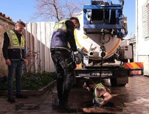 ASAT’tan Kaleiçi’nde kanalizasyon sınırı paklığı