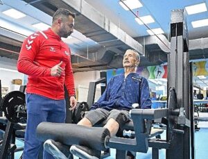 ASFİM’in spor tutkunu 86 yaşındaki delikanlısı  
