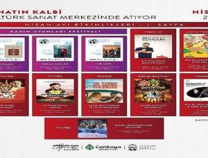Atatürk Sanat Merkezi’nde Nisan Ayı Aktiflikleri