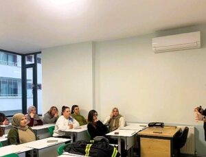 Bilgievleri işçisi yangına karşı bilinçlendirildi