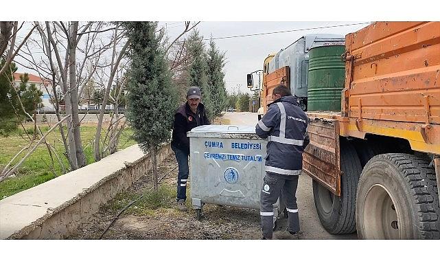 Çumra’da Paklık Seferberliği: 2 Bin 176 Yeni Konteyner Hizmete Sunuldu